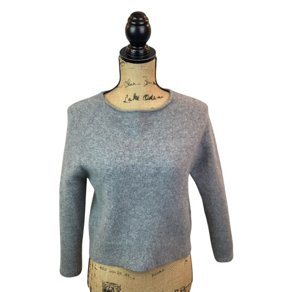 Quince 100% Mongolian Cashmere Sweater Womens Small Gray - Picture 9 of 10